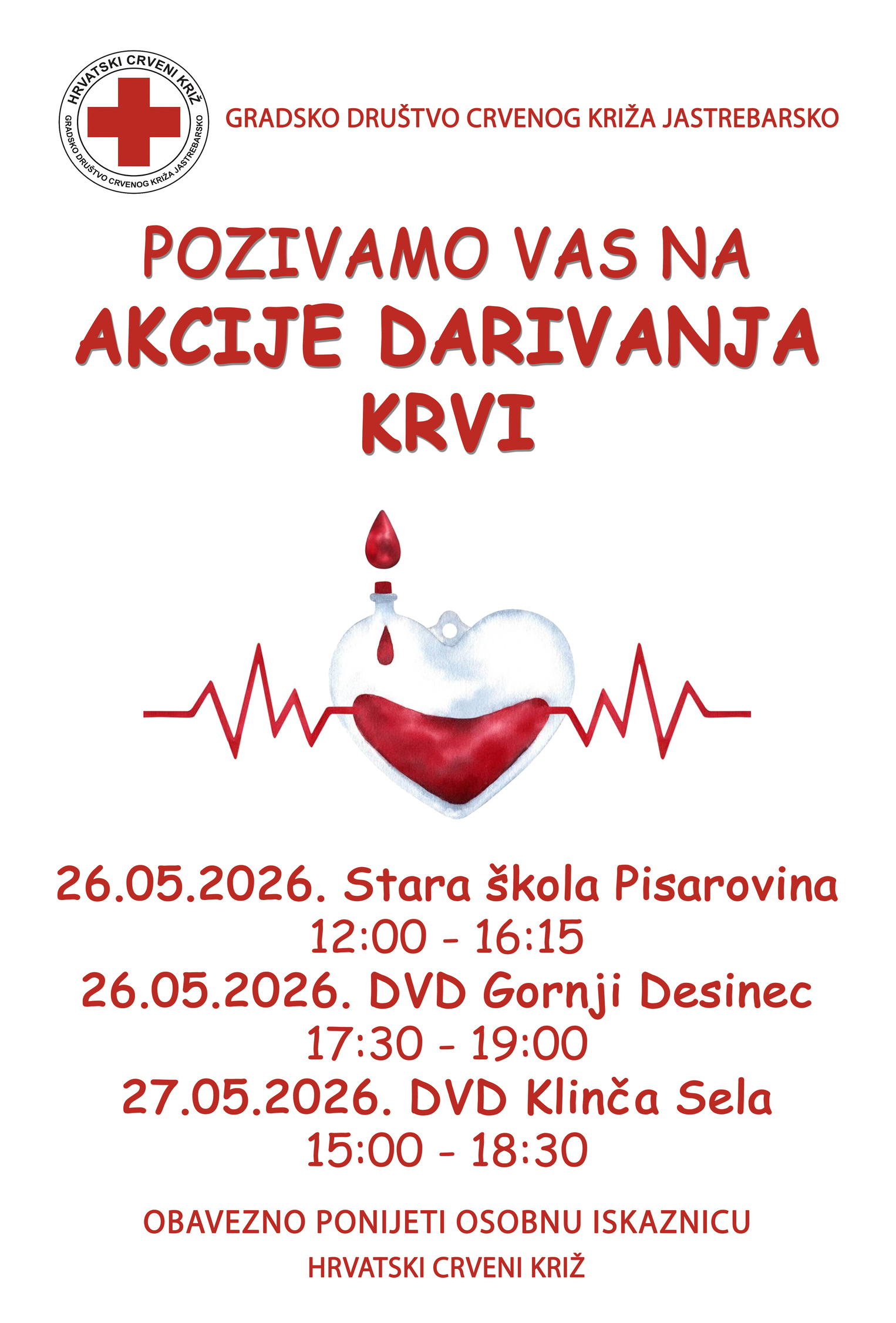 Akcije darivanja krvi 