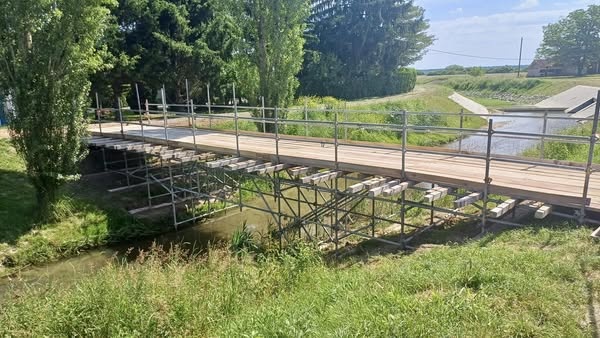 Izgradnja mosta kod groblja u Domagoviću u tijeku 