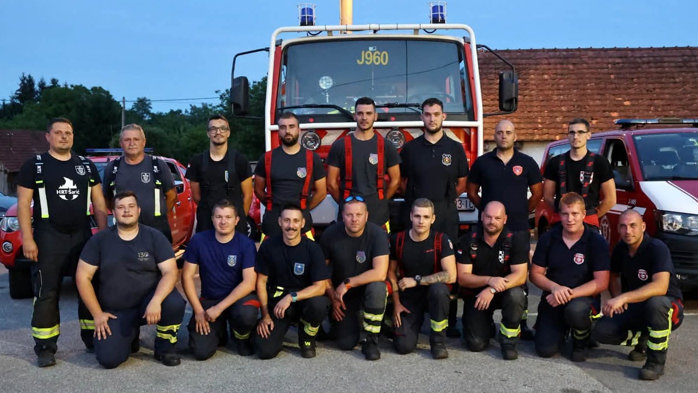 Jaskanski vatrogasci sudjelovali u gašenju požara na Korčuli 