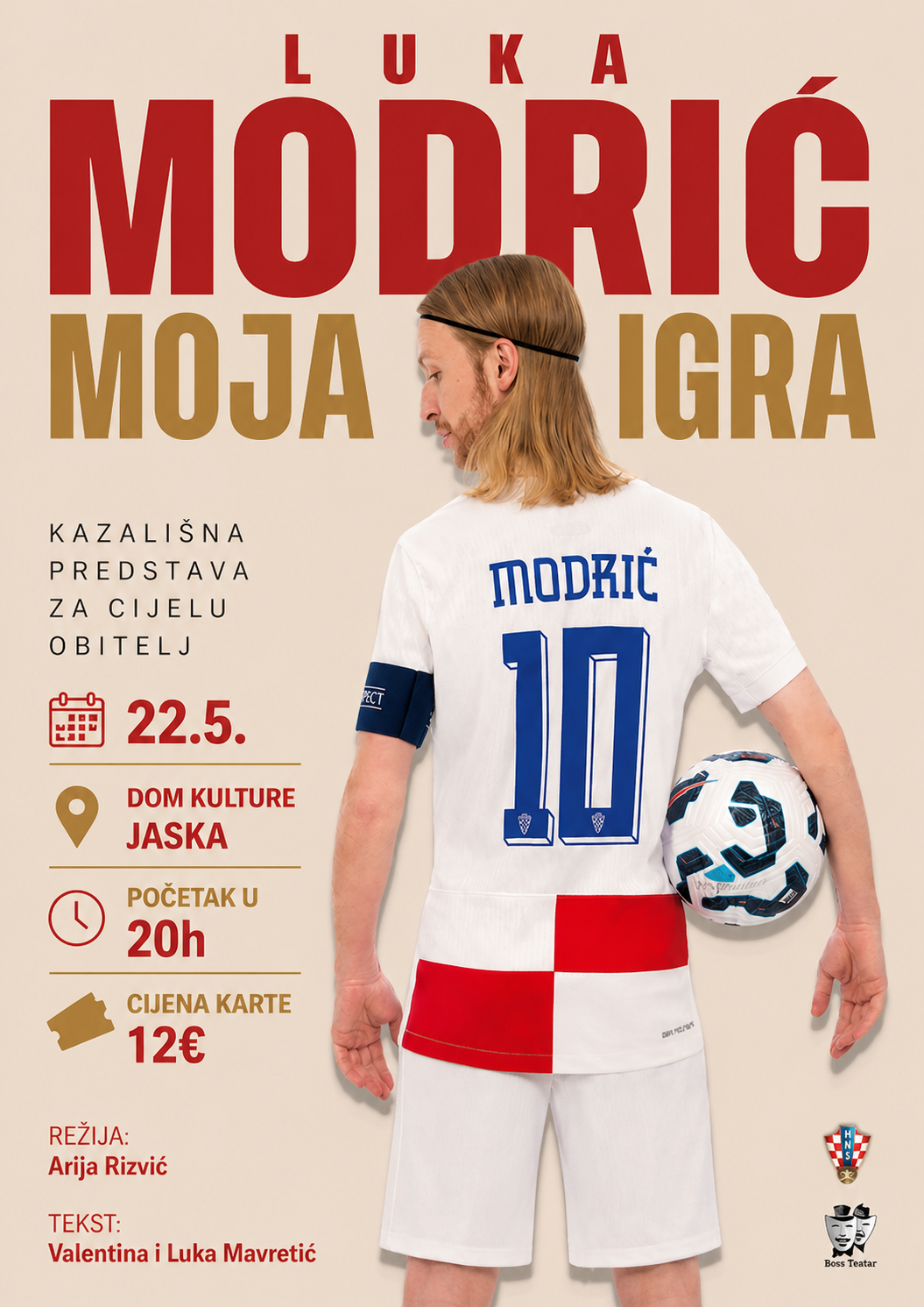 Predstava: Luka Modrić Moja igra